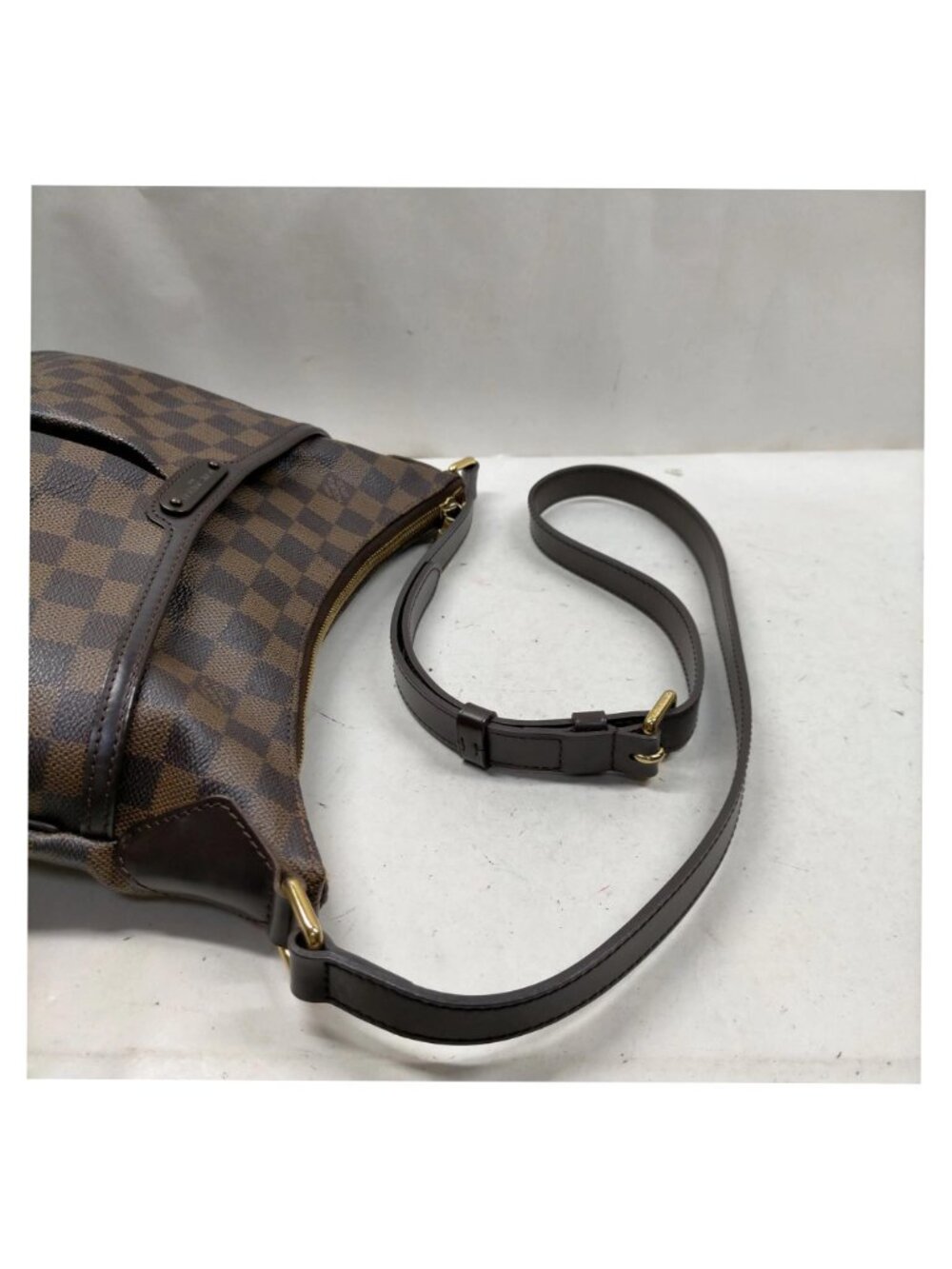 Authentic Louis Vuitton Bloomsbury PM Damier Ebene Crossbody Shoulder Bag - Picture 6 of 16